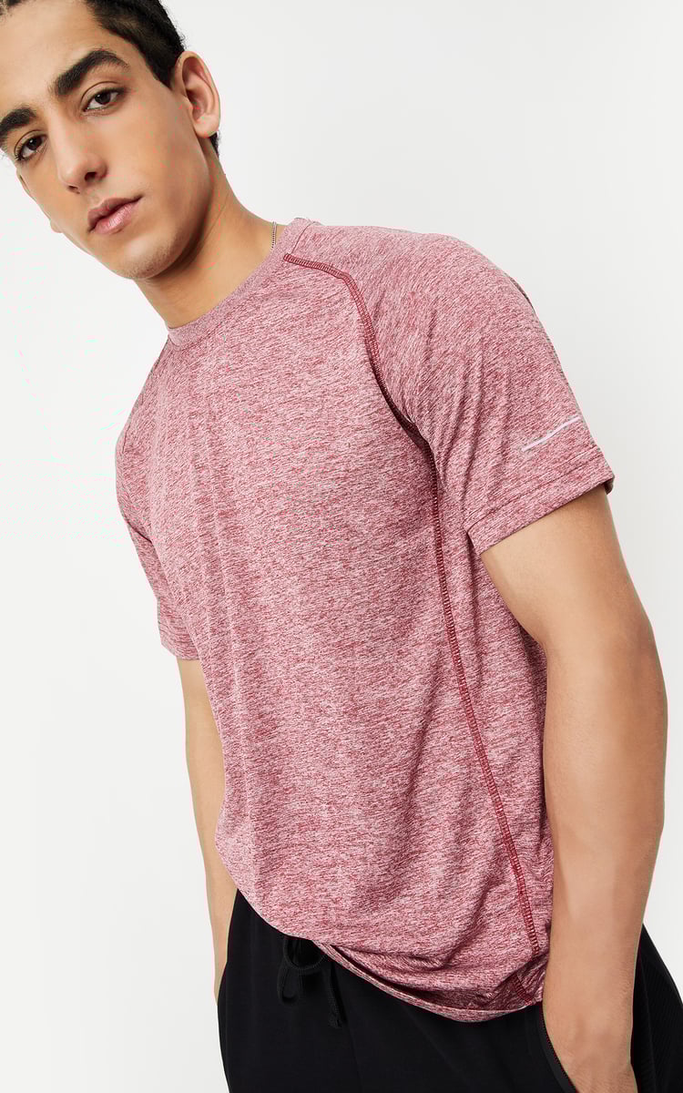 Buy Men Solid Sports T-shirt Online at just Rs. 399.0