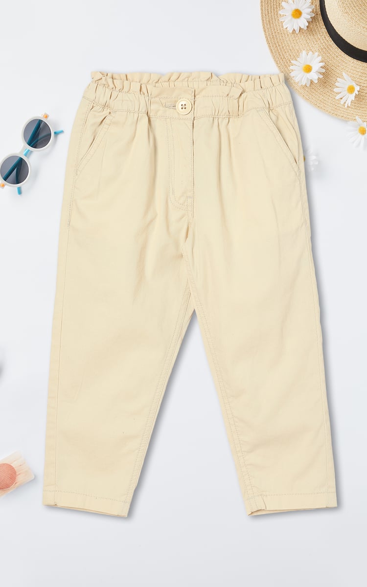 Buy Girls Solid Trousers Online at just Rs. 599.0