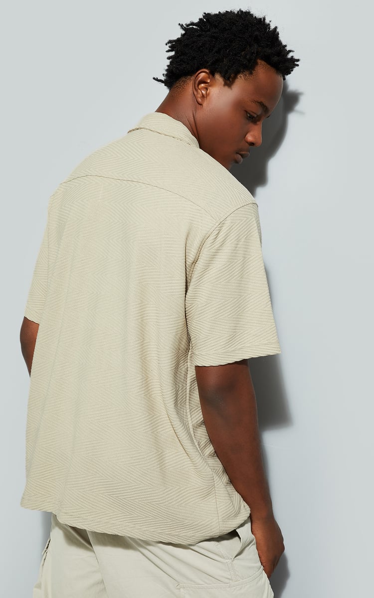 Buy URB_N Men Oversized Knit Shirt Online at just Rs. 999.0