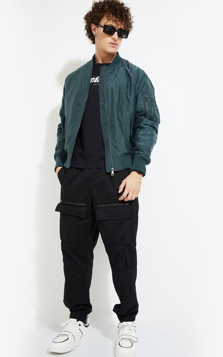 Buy URB_N Men MA1 Bomber Jacket Online at just Rs. 2599.0