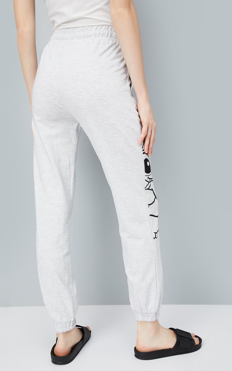 Buy Women Stitch Printed Joggers Online at just Rs. 599.0