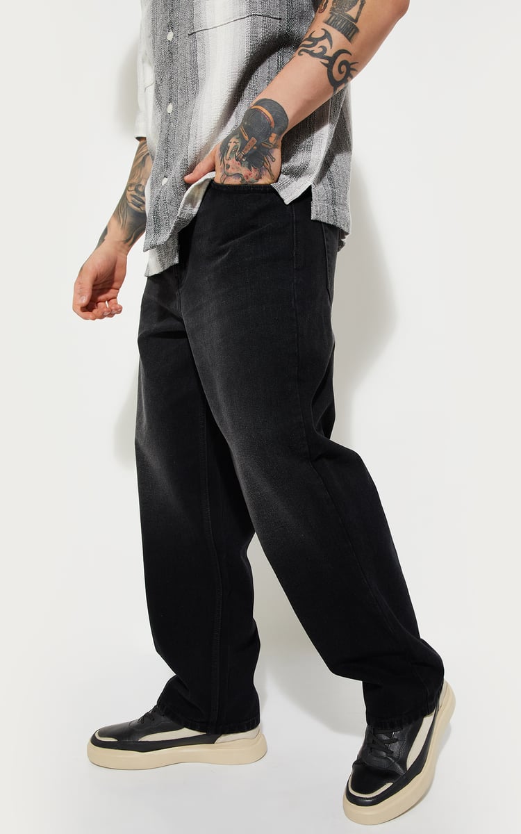 BIO DOUBLE WAIST JEANS wash black Mサイズ hq720.jpg?sqp=-