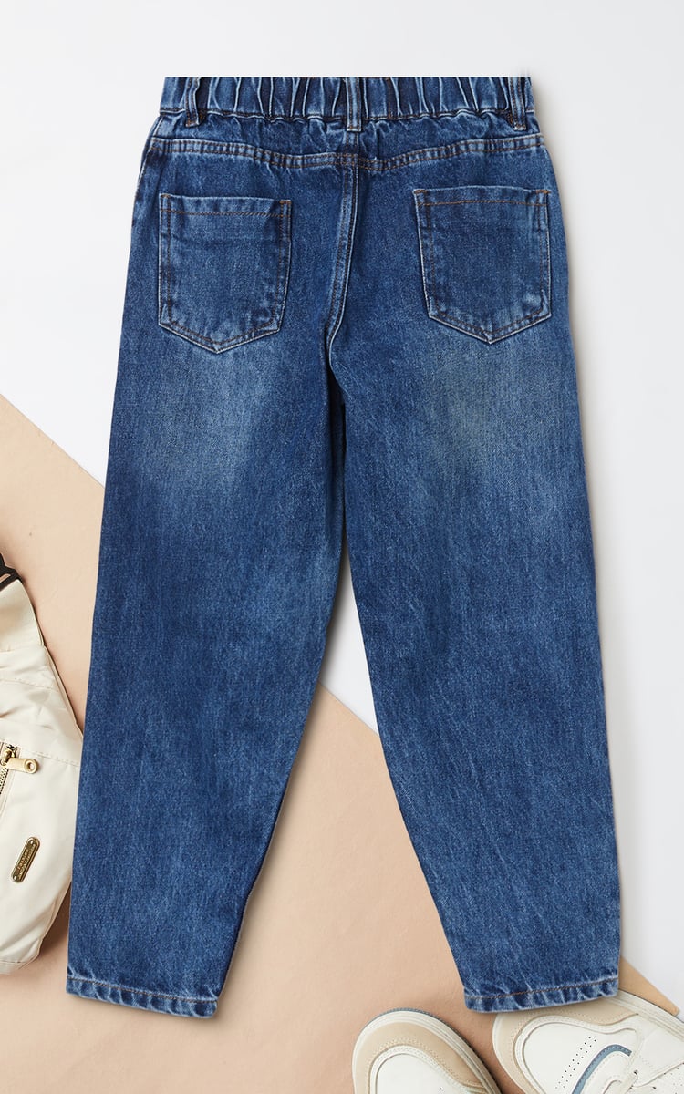 Buy Boys Washed Balloon Fit Jeans Online at just Rs. 799.0