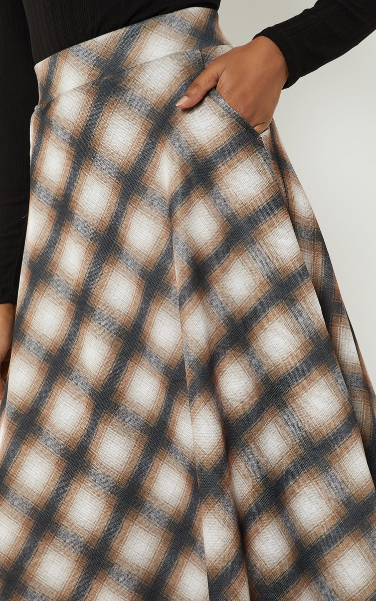 S ANDMARY Mia check skirt AM1300 Miu Miu Gingham Top and Midi