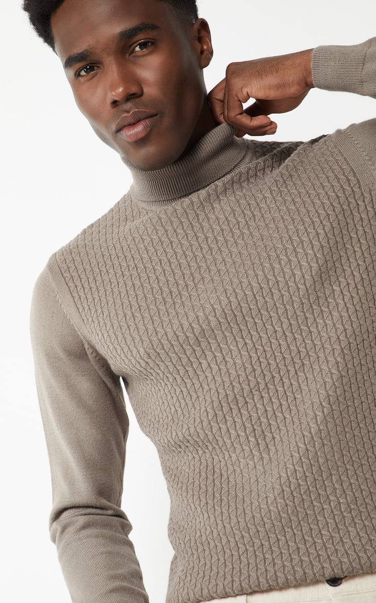 ニット/セーター room 306contemporary Turtle Heavy Knit Buy Oversized Knit Sweater - Chunky Hand Knitted Sweaters for