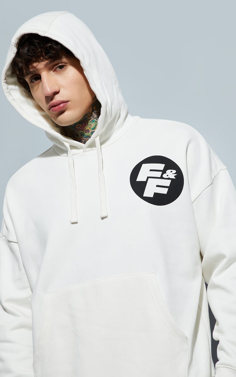 Buy URB_N Men Back Print Oversized Sweatshirt Online at just Rs