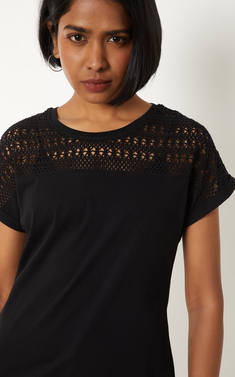 Buy Women Crochet Knit Top Online at just Rs. 299.0 Buy Women Crochet Knit Top Online at just Rs. 299.0
