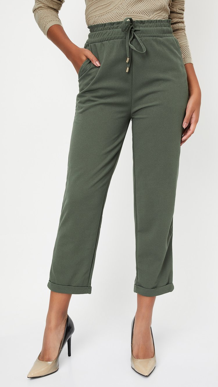 Buy Kalki x Max Women Solid Knit Pants Online at just Rs. 999.0