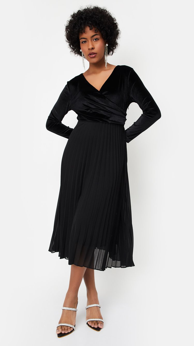 ワンピース HYKE / ORGANDY WRAP PLEATED DRESS HYKE / ORGANDY WRAP PLEATED DRESS