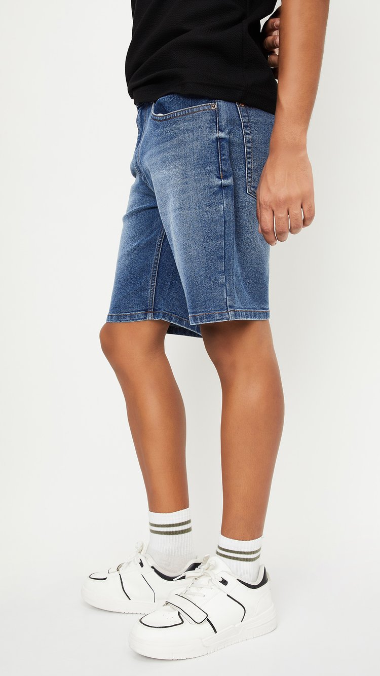 Buy Men Solid Jorts Online at just Rs. 699.0 - 1000014891172 | Max