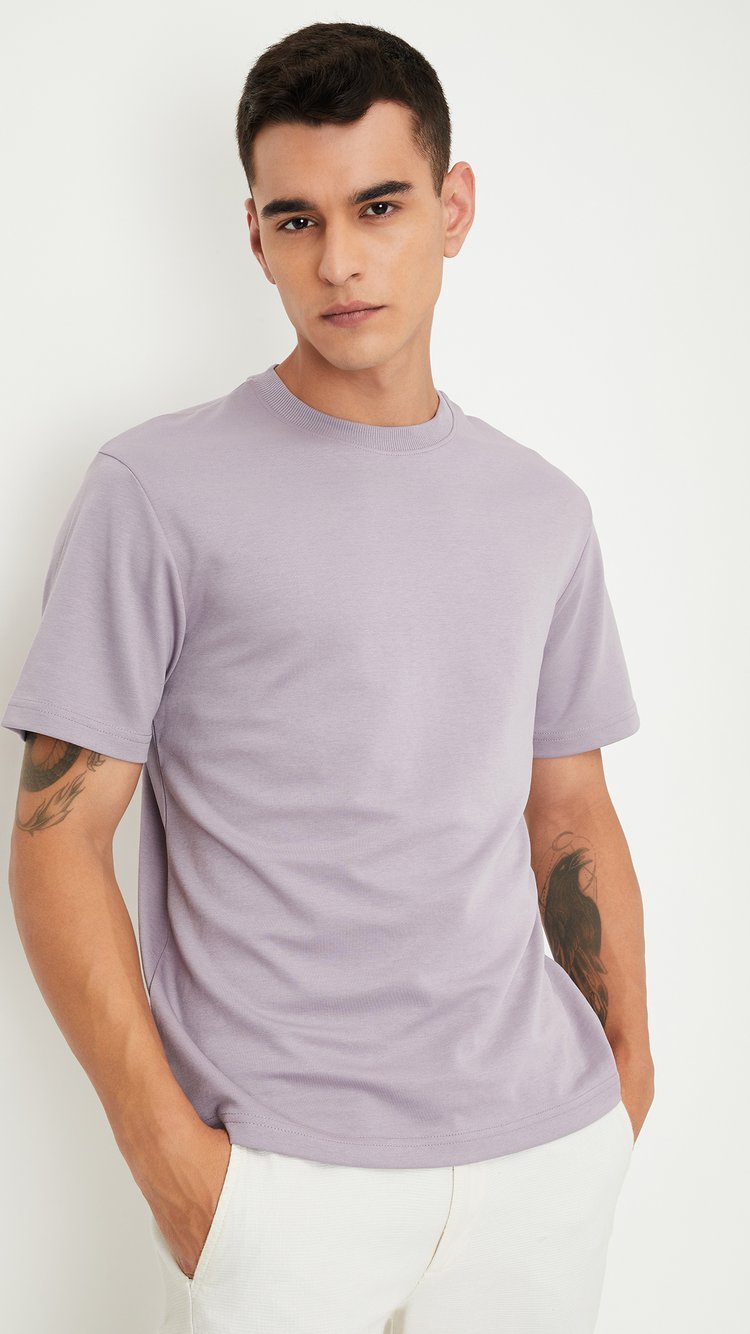 Buy Men Premium Soft Touch Crew Neck T-shirt Online at just Rs