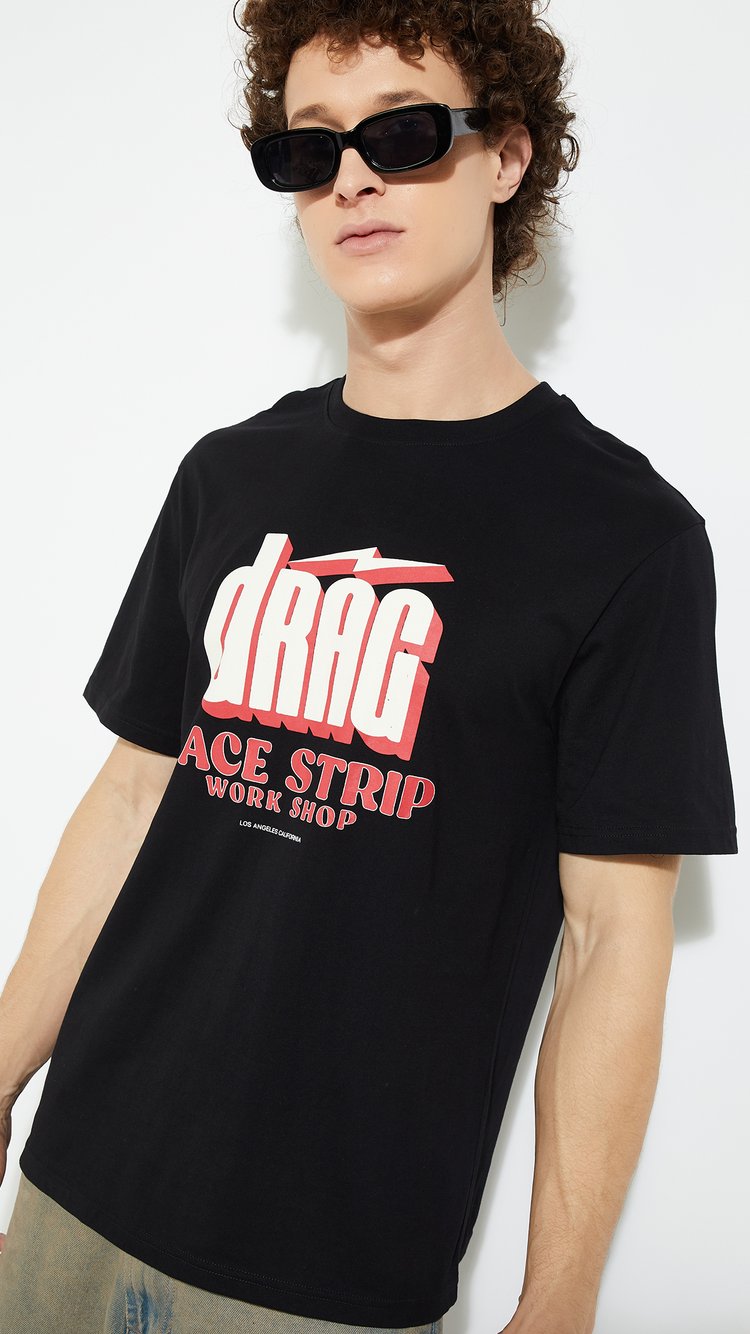 Buy URB_N Men Typographic Print T-shirt Online at just Rs