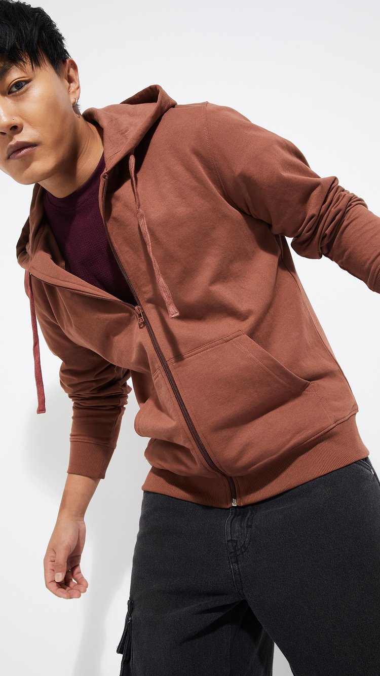 Buy URB_N Men Solid Hooded Sweatshirt Online at just Rs. 899.0