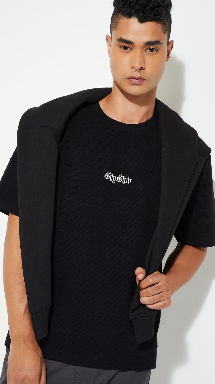 Buy URB_N Men Printed Oversized T-shirt Online at just Rs. 699.0