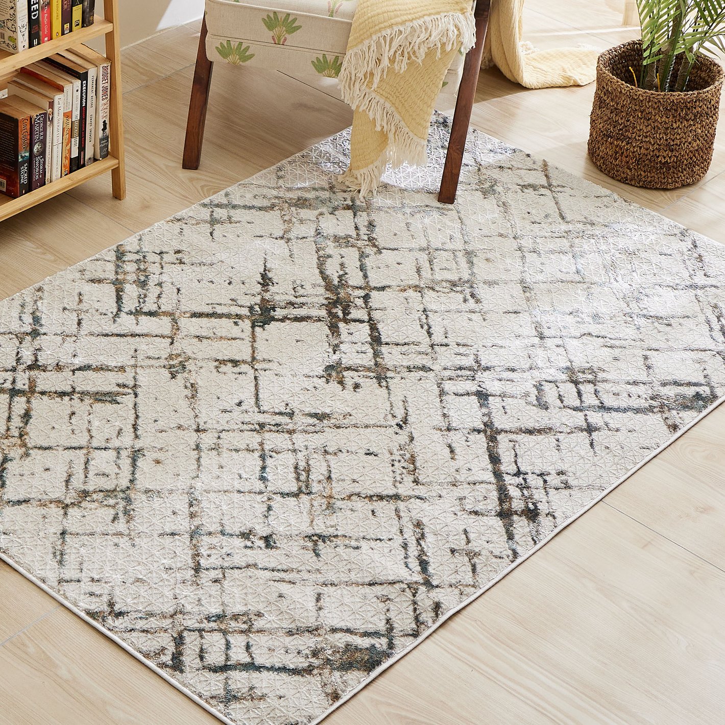 Buy Zephyr Rhodes Woven Carpet - 180x120cm from Home Centre at