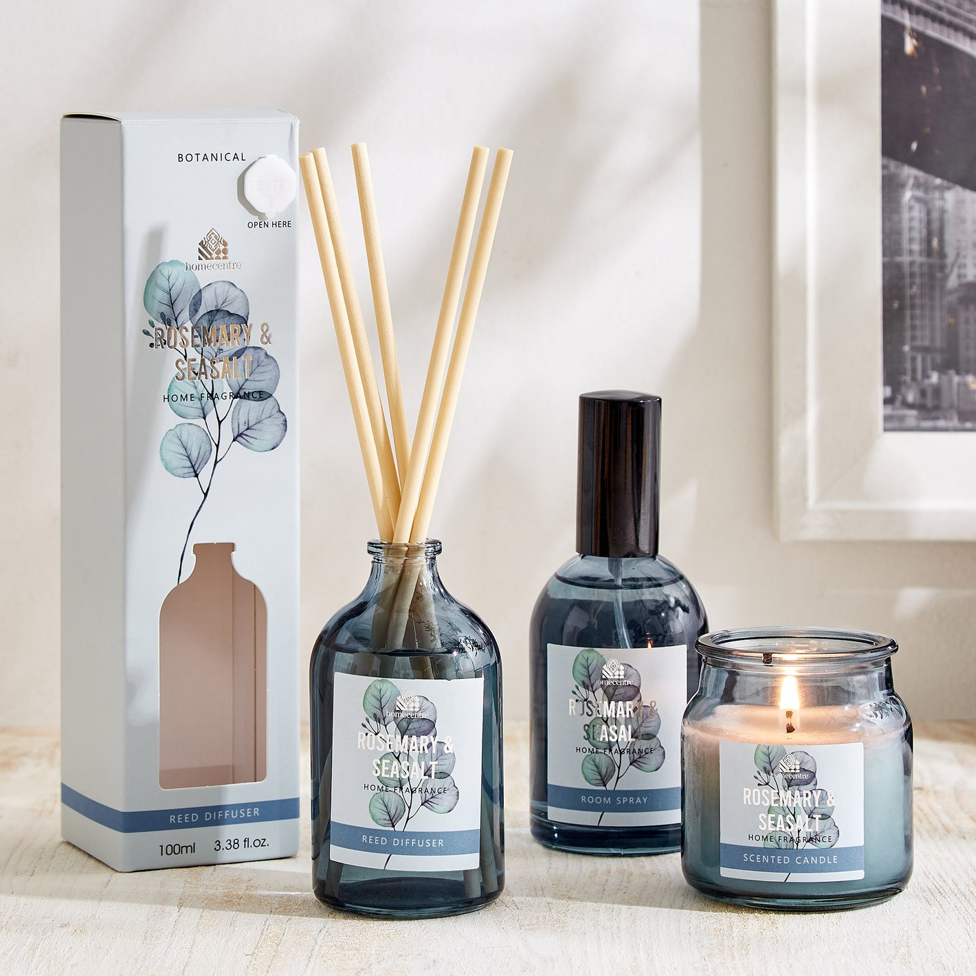 Buy Garnet Serene Botany Rosemary and Seasalt Reed Diffuser Set