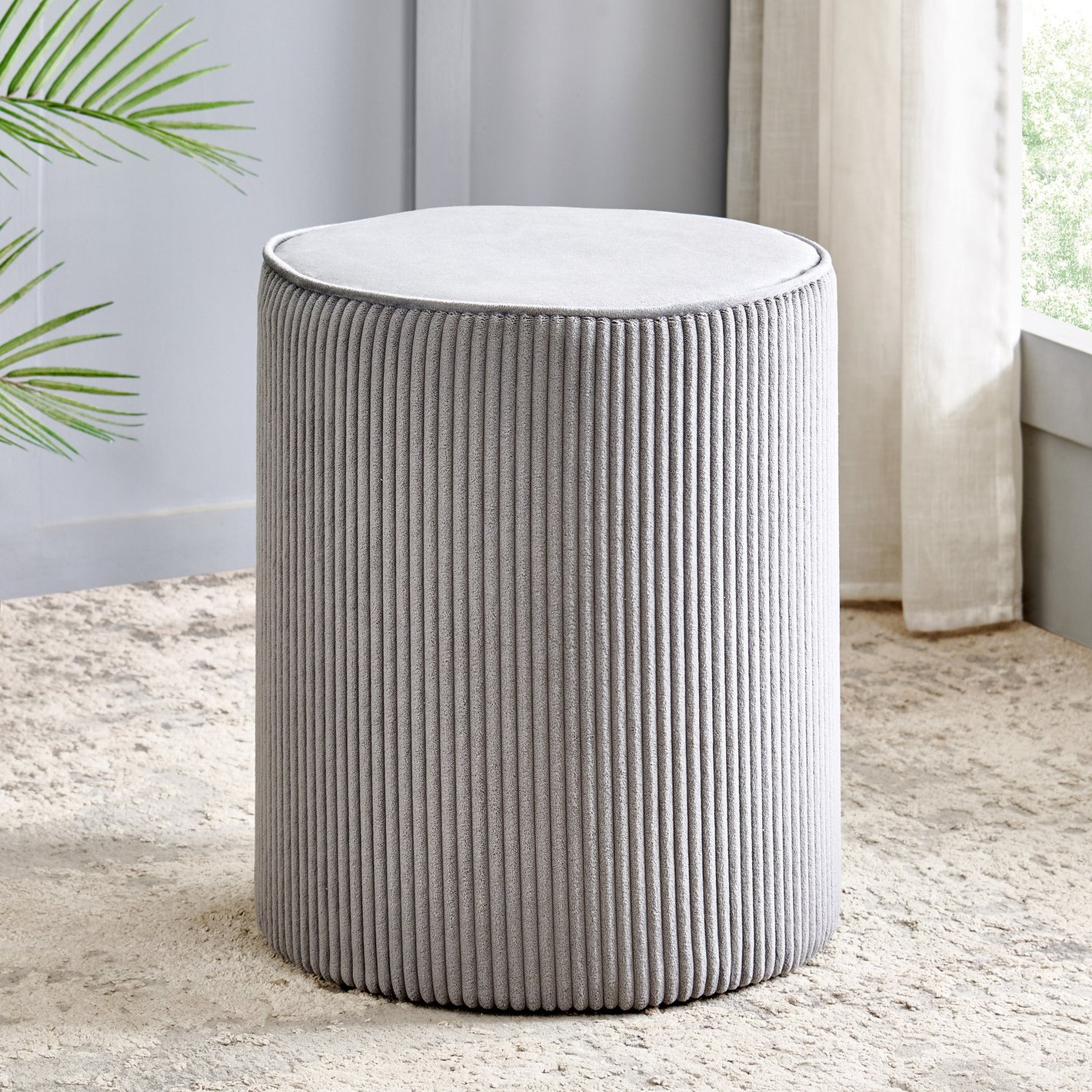 希少　Safavieh Palmer Ottoman　オットマン　グレー 1000015870226-1000015870225_01