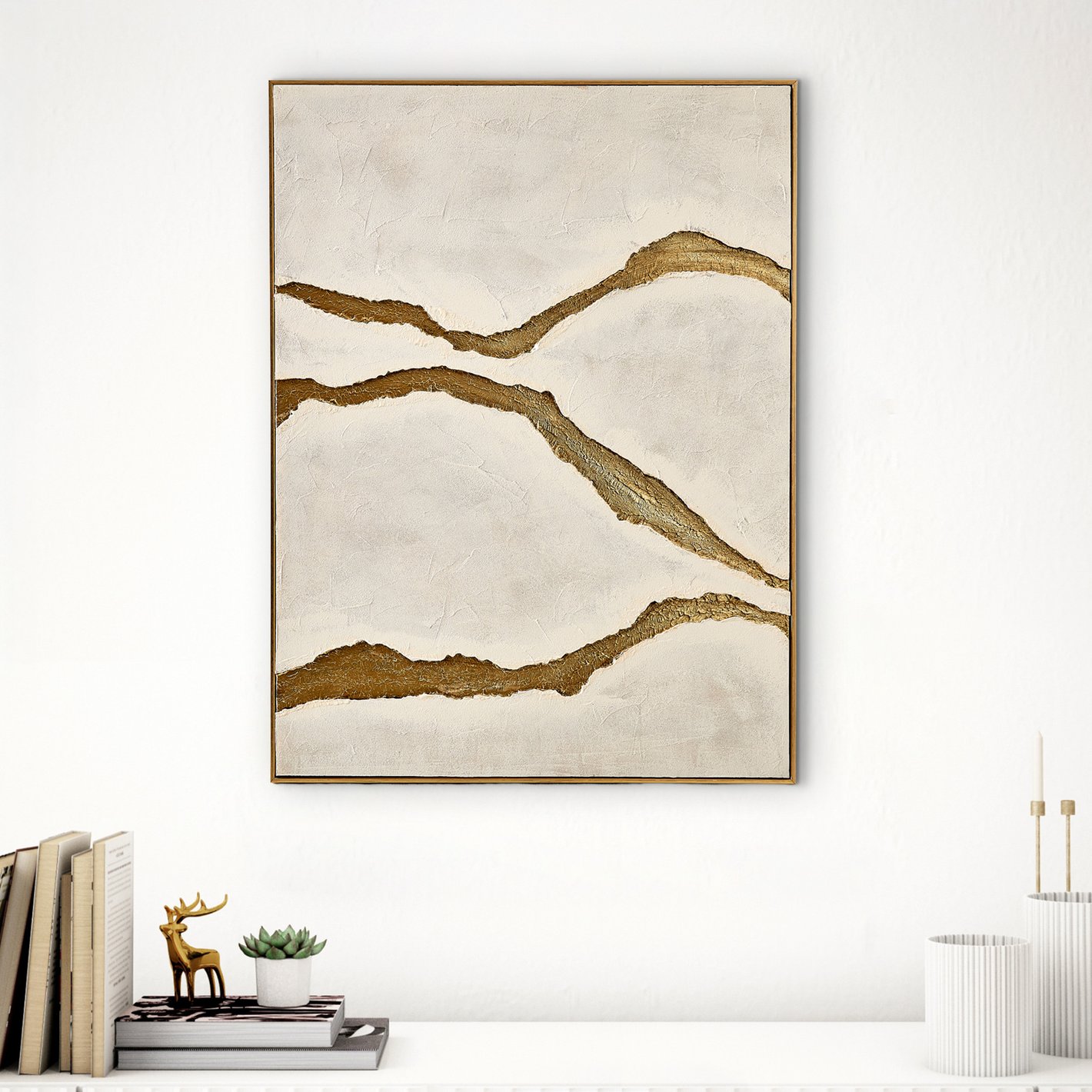 Buy Artistry Cocoa Canvas Picture Frame - 60x80cm from Home Centre