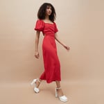 GINGER Solid A-line Dress