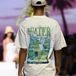 URB_N Men Printed Oversized T-shirt | White | Printed