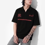 URB_N Men Oversized Printed Polo T-shirt - Image 2