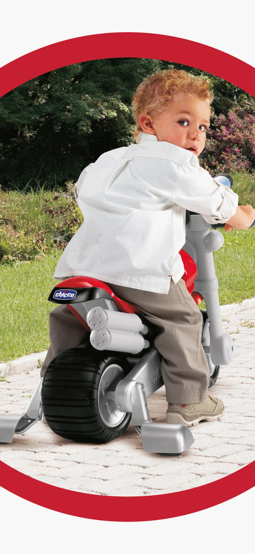 Buy Chicco Ducati Monster Ride On Bike from Chicco at just INR