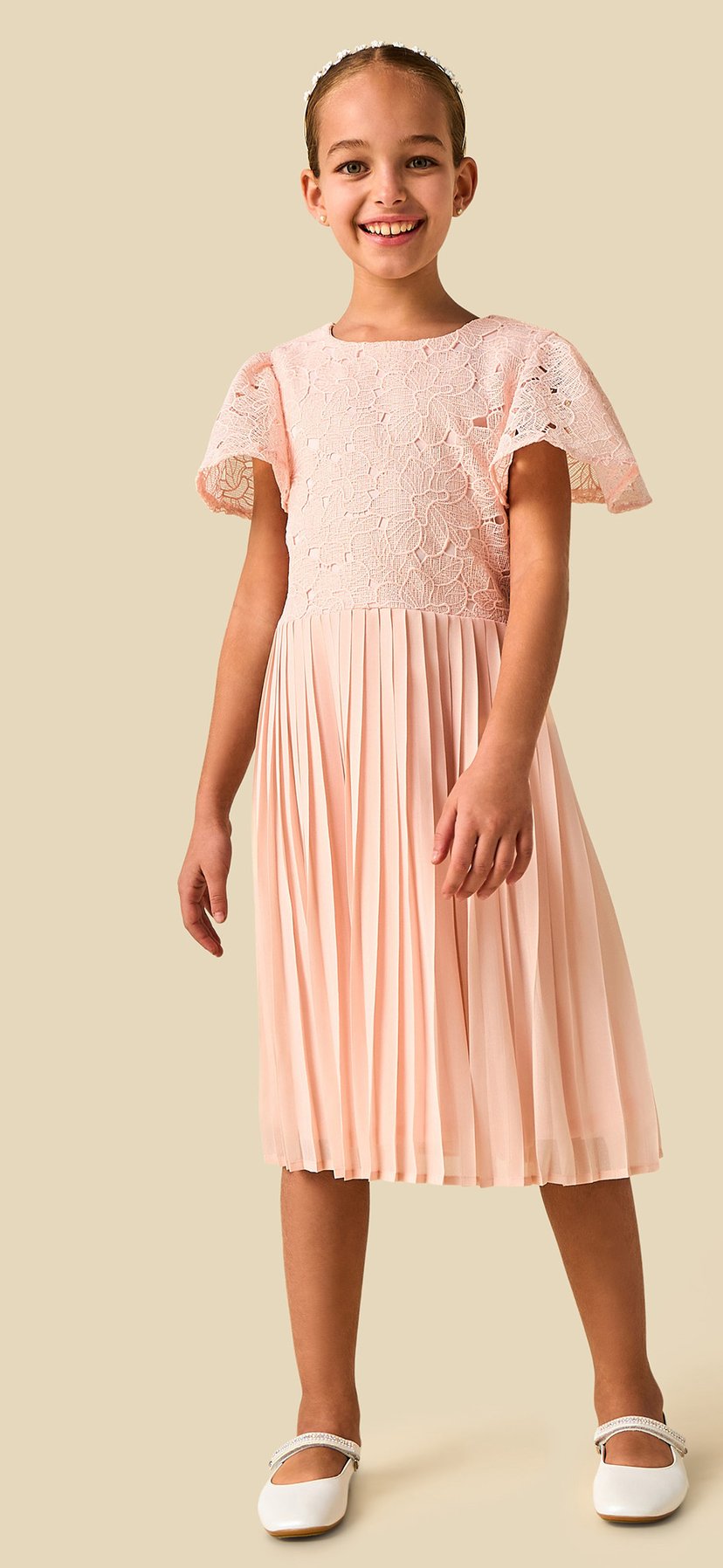 Buy Juniors Floral Lace A-Line Dress Online at just Rs. 2299.0
