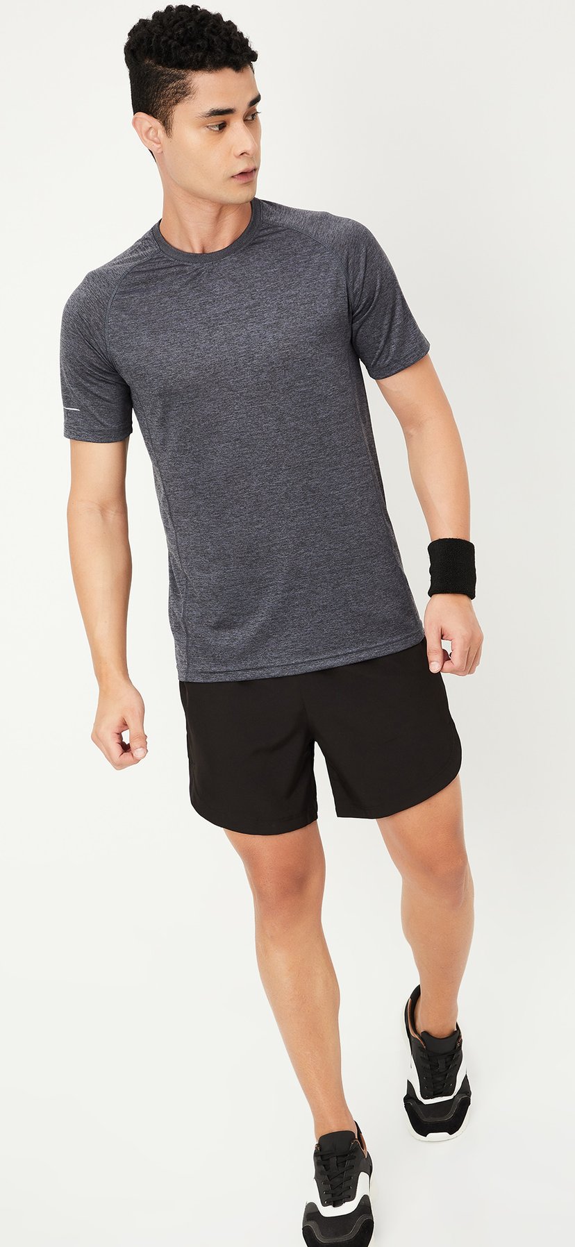 Buy Men Solid Sports T-shirt Online at just Rs. 399.0 