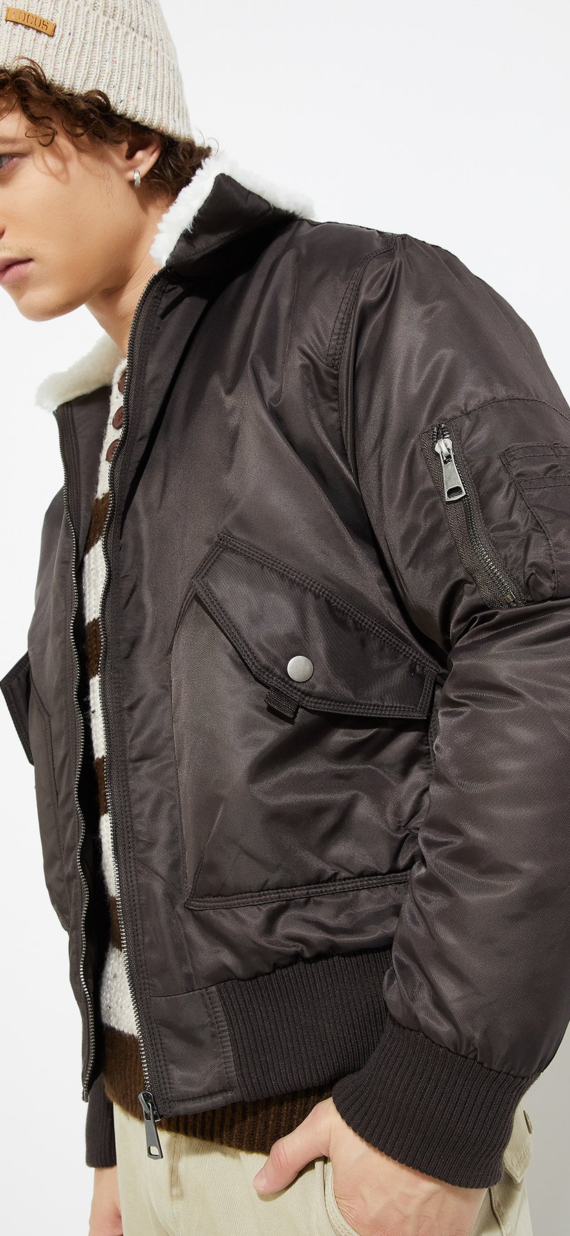 BROWN'S BEACH NO COLLAR JACKET 美品 1000014449088-Brown-BROWN-