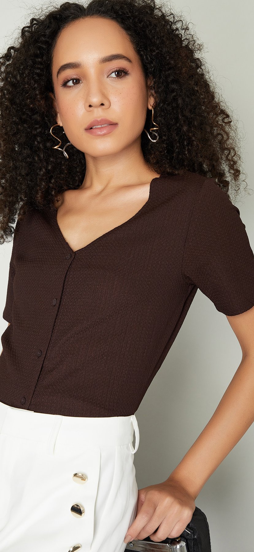 Buy Women Knit Top Online at just Rs. 599.0 - 1000014960824 | Max