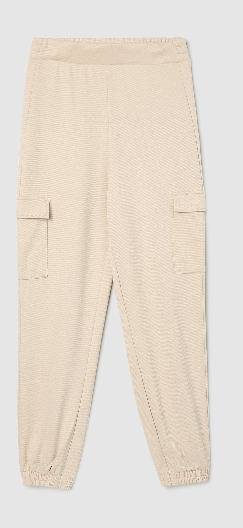 Buy Girls Textured Cargo Joggers Online at just Rs. 799.0