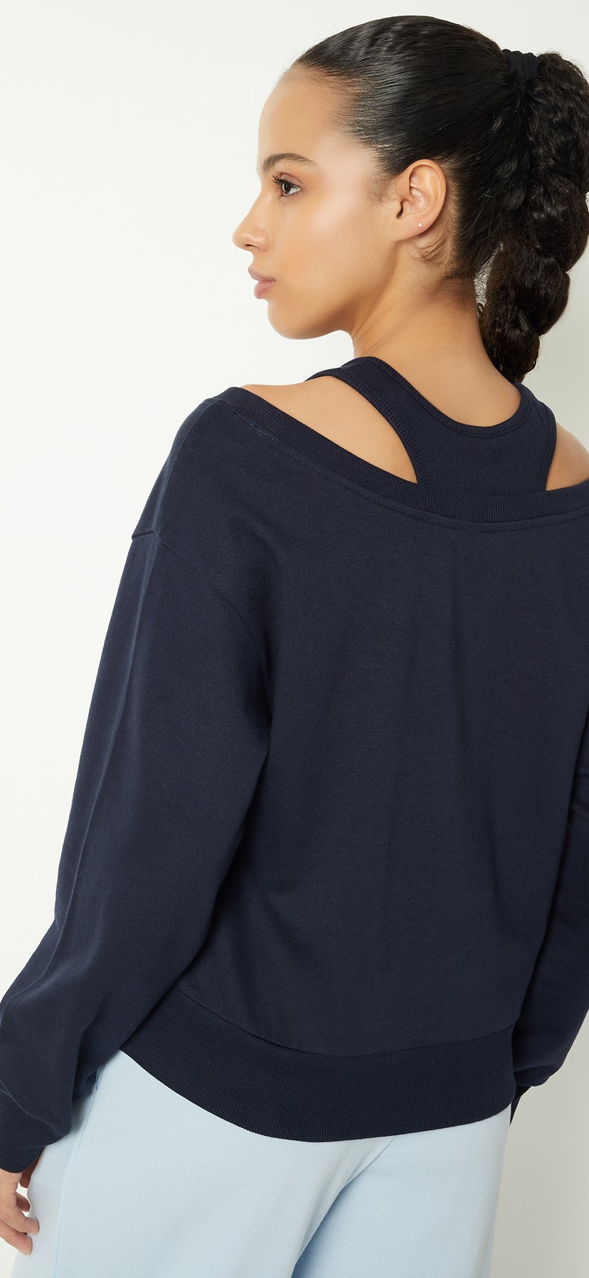 Buy Women Printed Drop Shoulder Sweatshirt Online at just Rs