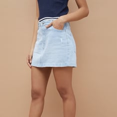 jenny denim mini skirt ♡ blue S ♡andmary jenny denim mini skirt ♡ blue S ♡andmary