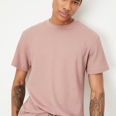Men Knitted Lounge T-shirt