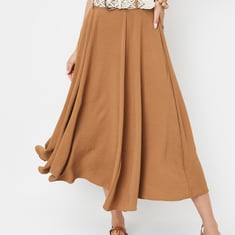 新品未開封　Mel gather skirt brown M NM-PRC-138-SKT-24-SEP-9390-