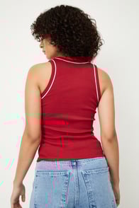 Buy Women Ribbed Tank Top Online at just Rs. 499.0 - 1000014780261