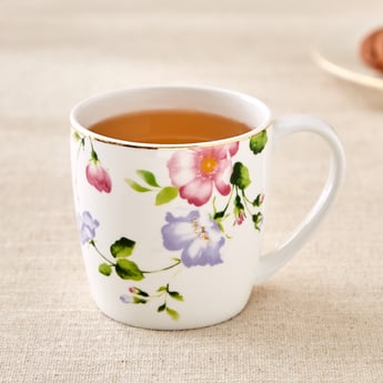 Lucas Hollyhock Bone China Printed Mug - 240ml