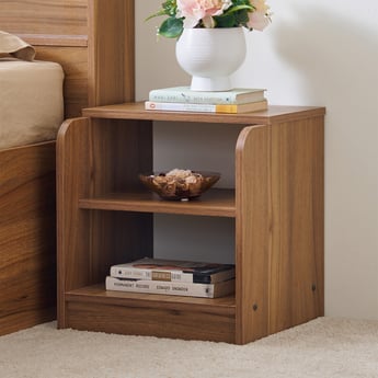 Helios David Bedside Table - Teak