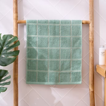 Mekong Multigrid Cotton Hand Towel - 60x40cm