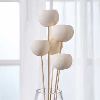 Festoon Natura Set of 5 Dried Bell Cup Flowers - 53cm