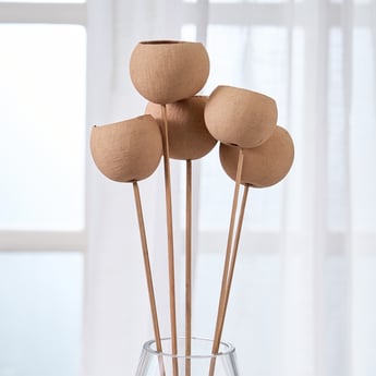 Festoon Natura Set of 5 Dried Bell Cup Flowers - 54cm