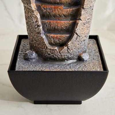 Buy Alpine Modern Polyresin Rotating Ball Water Fountain - 13x19cm