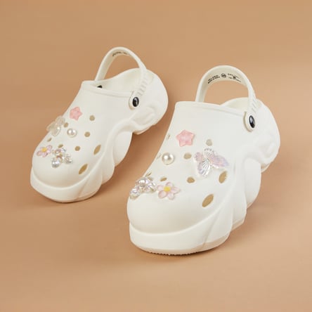 GINGER Jibbitz Charms Platform Clogs