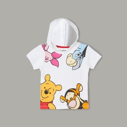 JUNIORS Boys Printed Hooded T-shirt