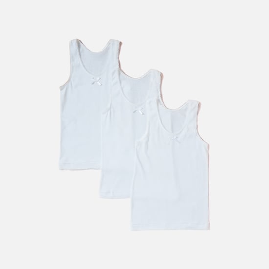 Juniors Solid Tank Top - Set of 3