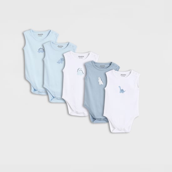 Juniors Assorted Sleeveless Bodysuit - Set of 5