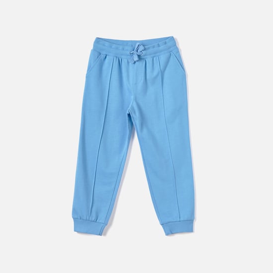 Juniors Solid Joggers with Drawstring Closure