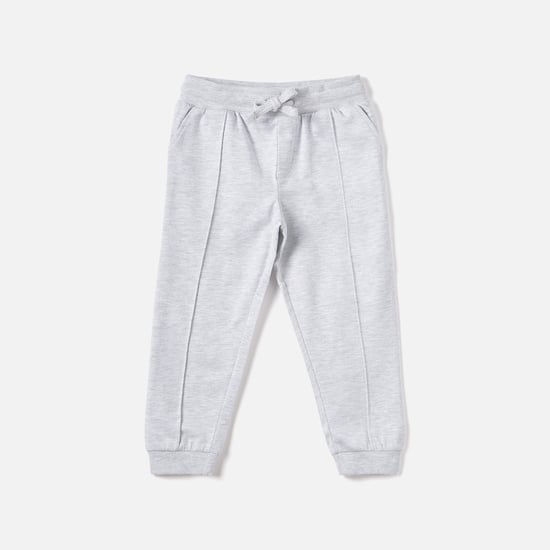 Juniors Solid Joggers with Drawstring Closure