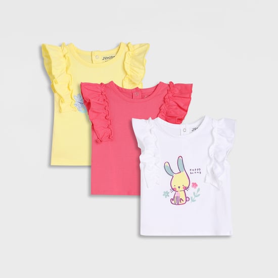 Juniors Graphic Print Top - Set of 3