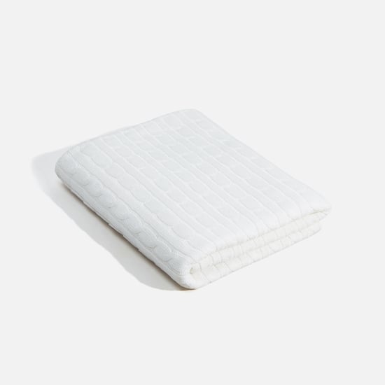 Juniors Knitted Sherpa Blanket - 76x100 cm